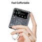 Ring Buckle Diamond Phone Case with Holder, For Samsung Galaxy Z Flip3 5G