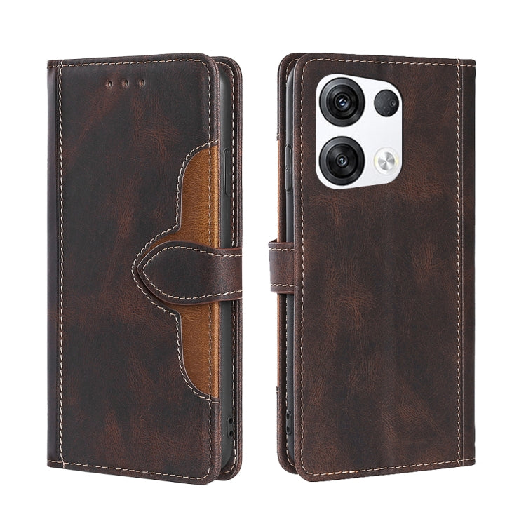 Skin Feel Magnetic Buckle Leather Phone Case, For Xiaomi Redmi Note 11T Pro / Pro Plus 5G, For OPPO Reno8 Pro Plus 5G, For Xiaomi Redmi Note 11 Pro 5G / Pro Plus 5G, For Xiaomi 12 Lite, For Xiaomi Mi Mix 4, For Xiaomi Poco M4 5G