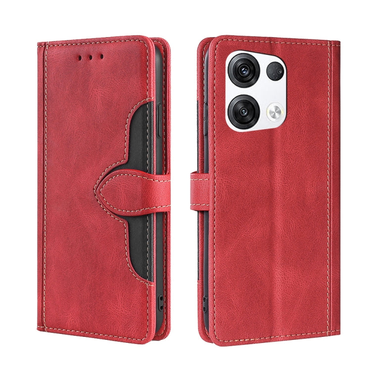 Skin Feel Magnetic Buckle Leather Phone Case, For Xiaomi Redmi Note 11T Pro / Pro Plus 5G, For OPPO Reno8 Pro Plus 5G, For Xiaomi Redmi Note 11 Pro 5G / Pro Plus 5G, For Xiaomi 12 Lite, For Xiaomi Mi Mix 4, For Xiaomi Poco M4 5G