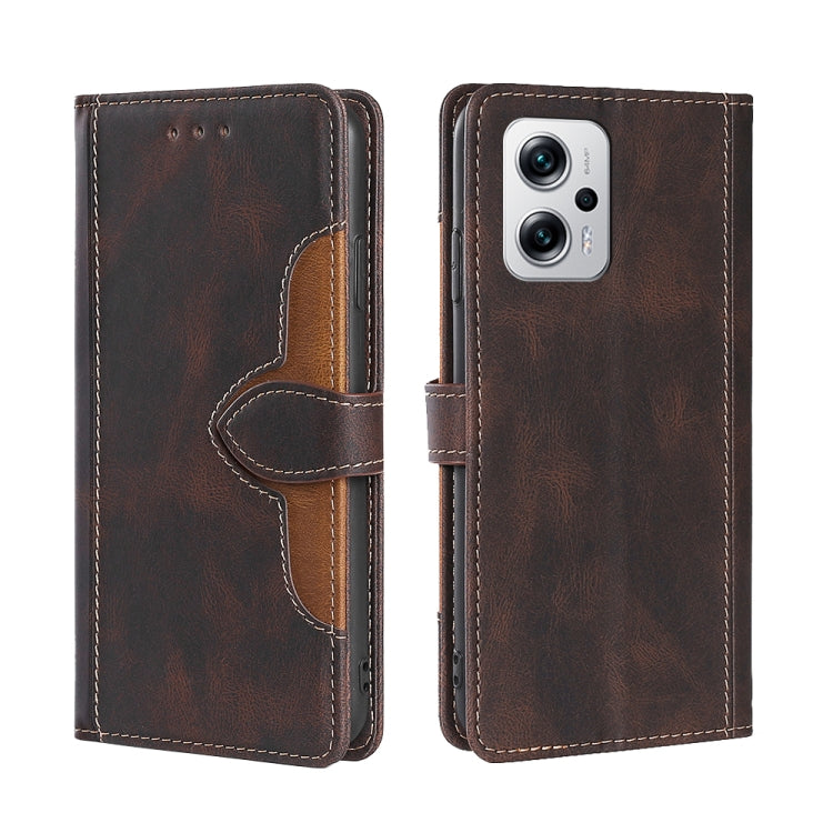 Skin Feel Magnetic Buckle Leather Phone Case, For Xiaomi Redmi Note 11T Pro / Pro Plus 5G, For OPPO Reno8 Pro Plus 5G, For Xiaomi Redmi Note 11 Pro 5G / Pro Plus 5G, For Xiaomi 12 Lite, For Xiaomi Mi Mix 4, For Xiaomi Poco M4 5G