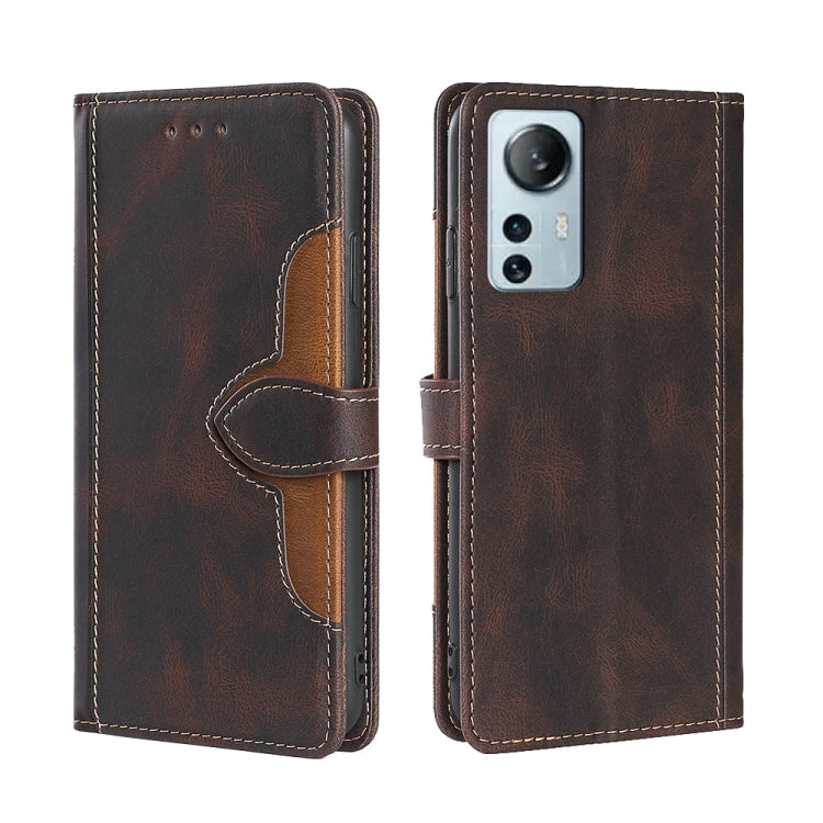 Skin Feel Magnetic Buckle Leather Phone Case, For Xiaomi Redmi Note 11T Pro / Pro Plus 5G, For OPPO Reno8 Pro Plus 5G, For Xiaomi Redmi Note 11 Pro 5G / Pro Plus 5G, For Xiaomi 12 Lite, For Xiaomi Mi Mix 4, For Xiaomi Poco M4 5G