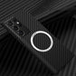 Carbon Fiber Texture MagSafe Magnetic Phone Case
