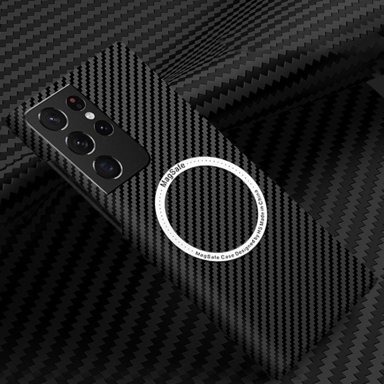 Carbon Fiber Texture MagSafe Magnetic Phone Case