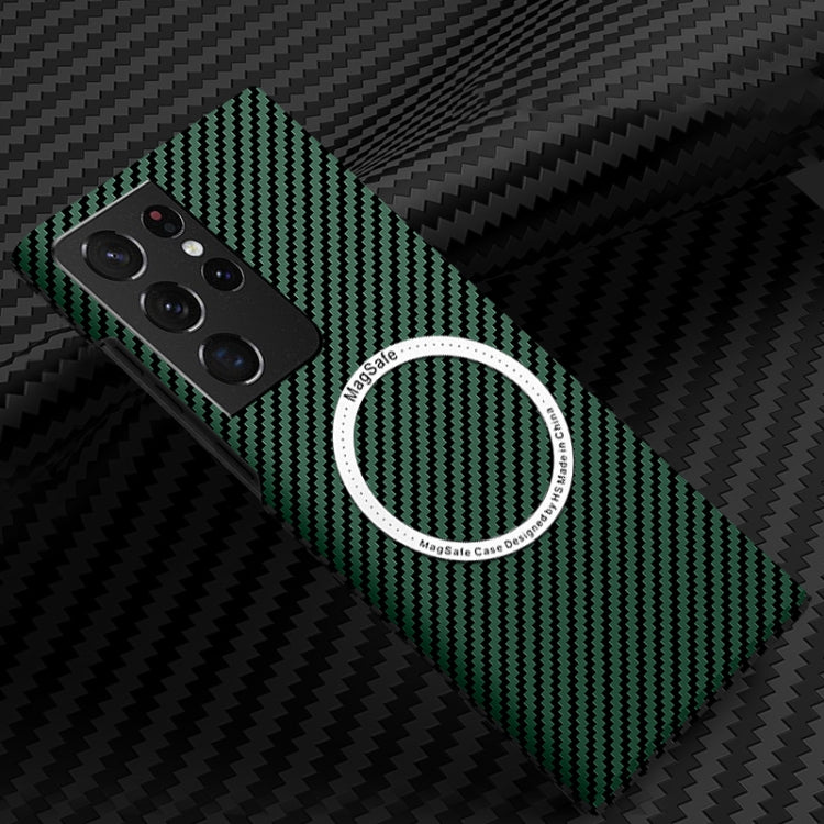 Carbon Fiber Texture MagSafe Magnetic Phone Case