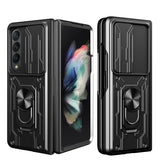 Sliding Camshield Card Phone Case, For Samsung Galaxy Z Fold4, For Samsung Galaxy Z Flip4