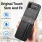 Vertical Flip Card Slot Leather Phone Case, For Samsung Galaxy Z Flip4 5G