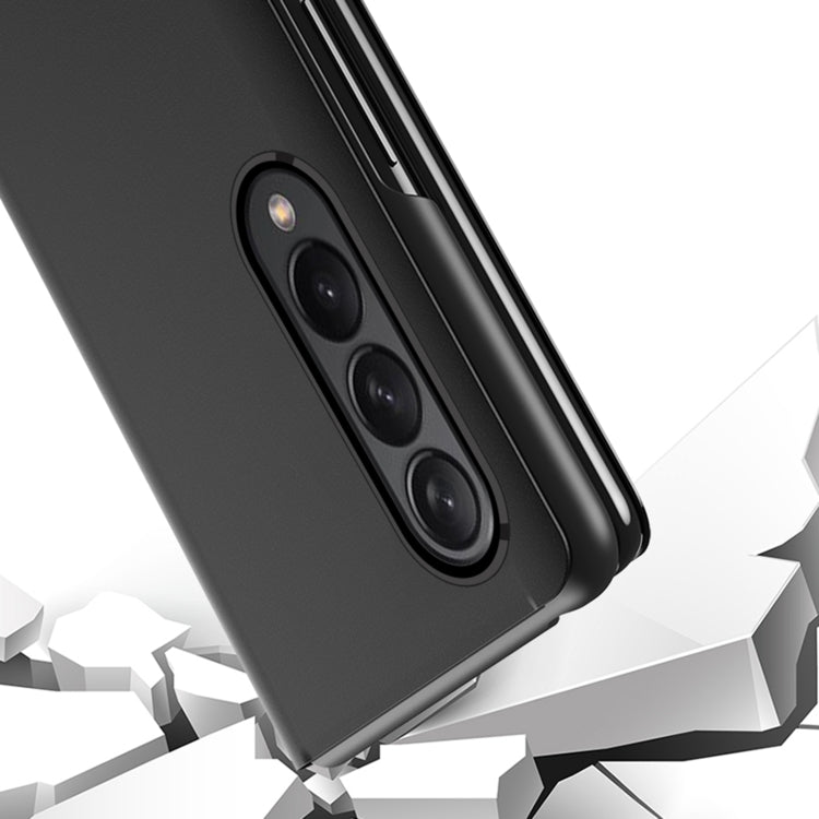 Single Electroplating Flip Mirror Shockproof Phone Case, For Samsung Galaxy Z Fold4 5G