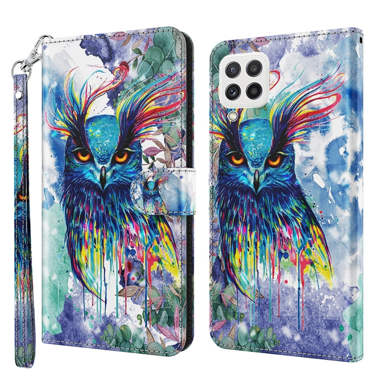 3D Painting Pattern Flip Leather Phone Case