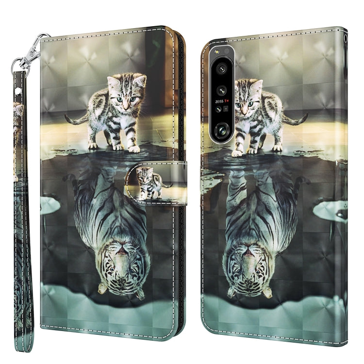 3D Painting Pattern Flip Leather Phone Case