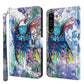 3D Painting Pattern Flip Leather Phone Case