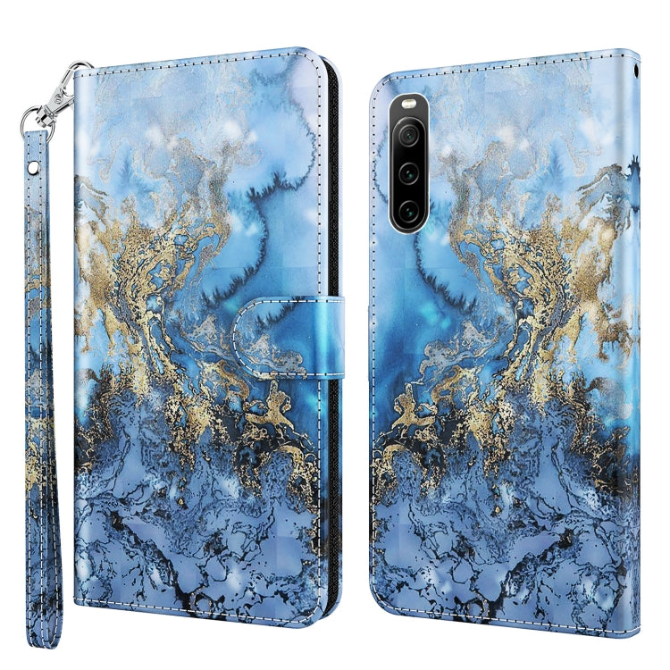 3D Painting Pattern Flip Leather Phone Case