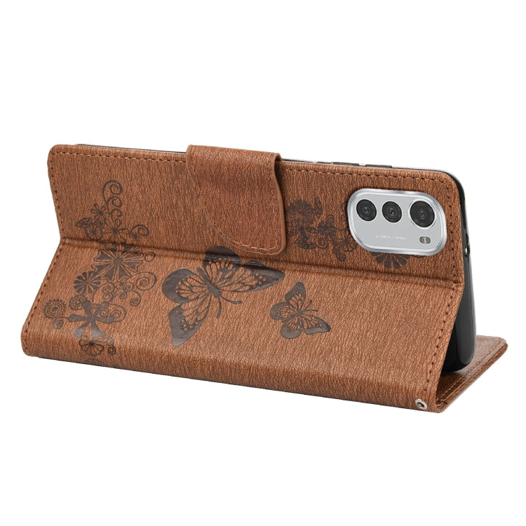 Butterflies Embossing Horizontal Flip Leather Phone Case, For Motorola Moto E32, For Samsung Galaxy A03, For Samsung Galaxy Xcover6 Pro