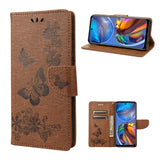 Butterflies Embossing Horizontal Flip Leather Phone Case, For Motorola Moto E32, For Samsung Galaxy A03, For Samsung Galaxy Xcover6 Pro