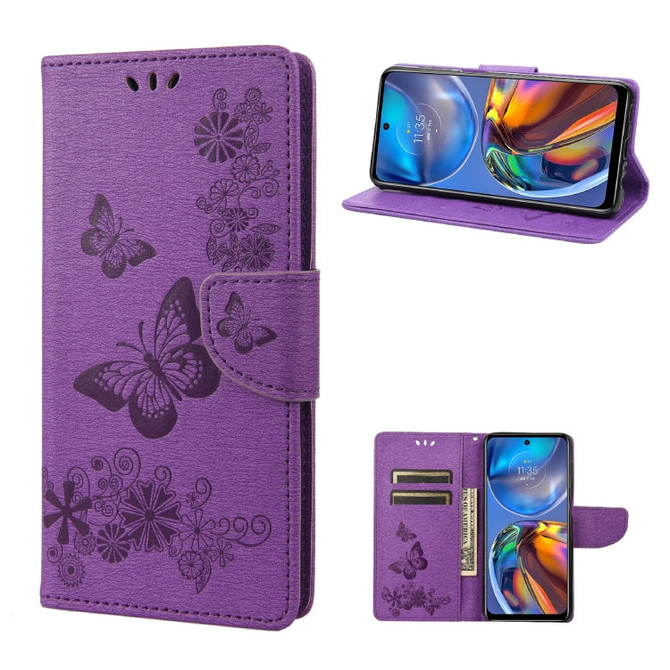 Butterflies Embossing Horizontal Flip Leather Phone Case, For Motorola Moto E32, For Samsung Galaxy A03, For Samsung Galaxy Xcover6 Pro