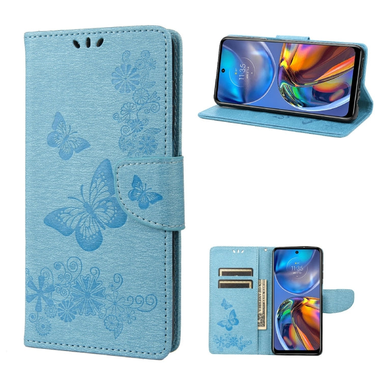 Butterflies Embossing Horizontal Flip Leather Phone Case, For Motorola Moto E32, For Samsung Galaxy A03, For Samsung Galaxy Xcover6 Pro