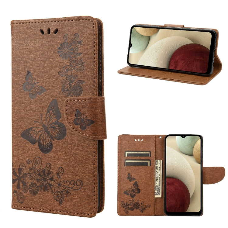 Butterflies Embossing Horizontal Flip Leather Phone Case, For Motorola Moto E32, For Samsung Galaxy A03, For Samsung Galaxy Xcover6 Pro