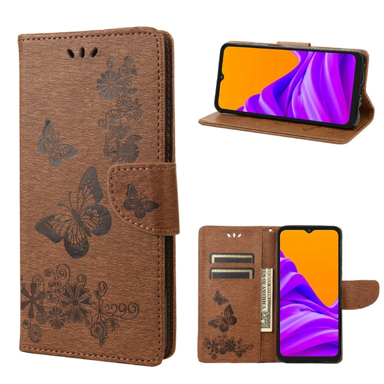 Butterflies Embossing Horizontal Flip Leather Phone Case, For Motorola Moto E32, For Samsung Galaxy A03, For Samsung Galaxy Xcover6 Pro