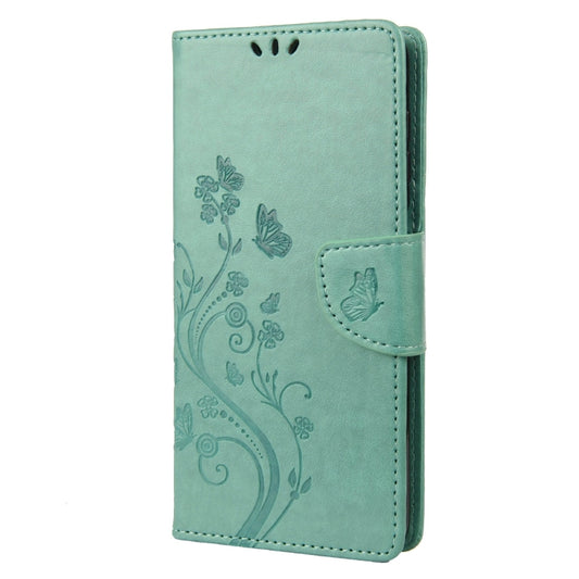 Butterfly Flower Pattern Horizontal Flip Leather Phone Case with Card Slot & Holder, For Motorola Moto E32, For Samsung Galaxy A03, For Samsung Galaxy Xcover6 Pro