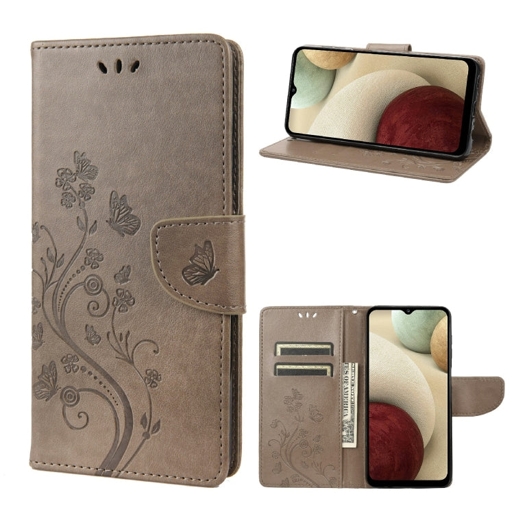 Butterfly Flower Pattern Horizontal Flip Leather Phone Case with Card Slot & Holder, For Motorola Moto E32, For Samsung Galaxy A03, For Samsung Galaxy Xcover6 Pro