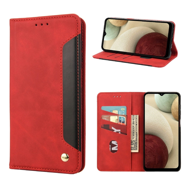 Skin Feel Splicing Leather Phone Case, For Motorola Moto E32, For Samsung Galaxy A03, For Samsung Galaxy Xcover6 Pro