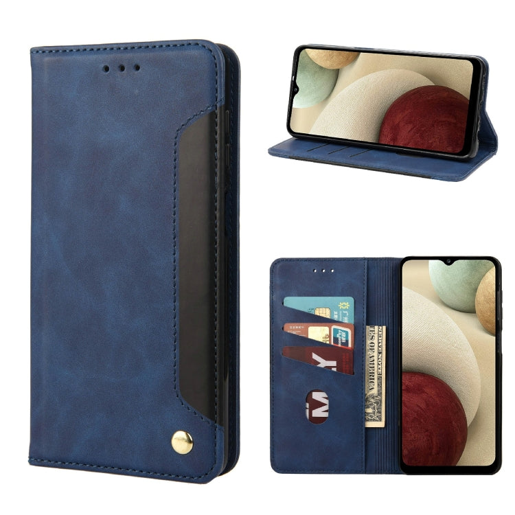 Skin Feel Splicing Leather Phone Case, For Motorola Moto E32, For Samsung Galaxy A03, For Samsung Galaxy Xcover6 Pro