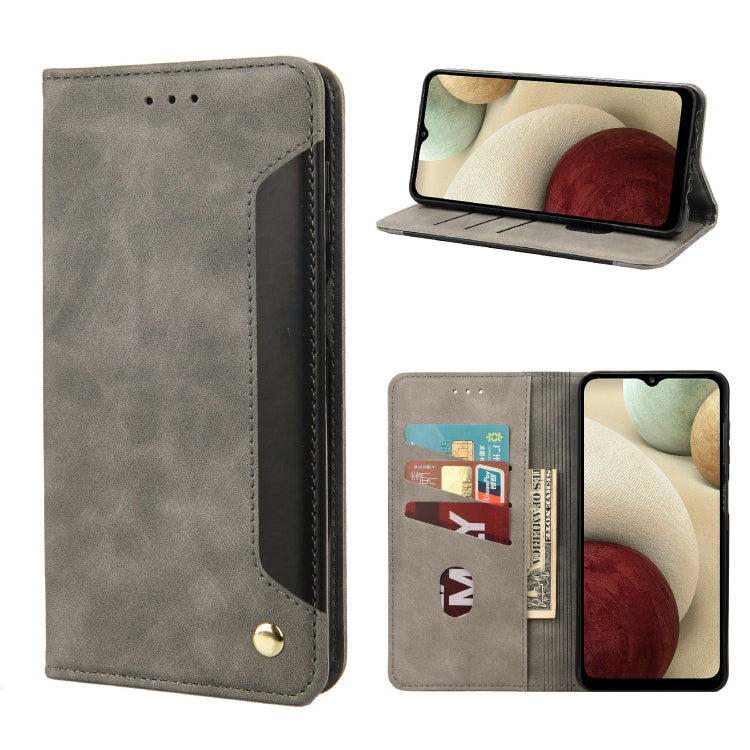 Skin Feel Splicing Leather Phone Case, For Motorola Moto E32, For Samsung Galaxy A03, For Samsung Galaxy Xcover6 Pro