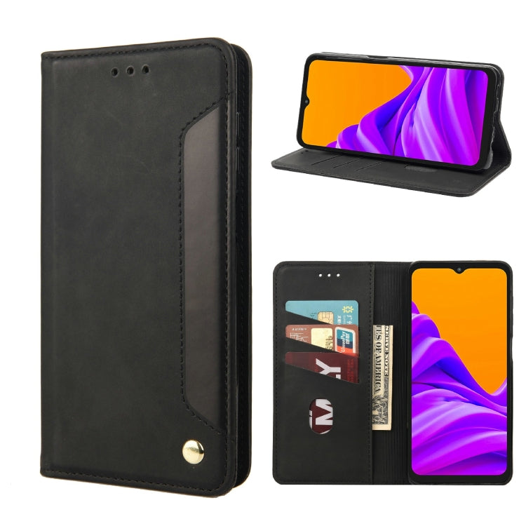 Skin Feel Splicing Leather Phone Case, For Motorola Moto E32, For Samsung Galaxy A03, For Samsung Galaxy Xcover6 Pro