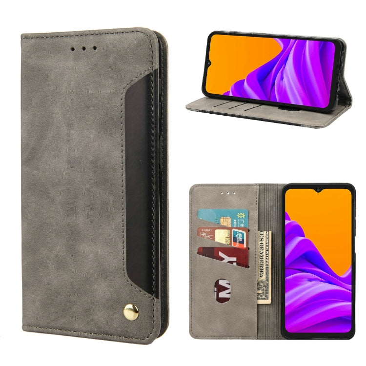 Skin Feel Splicing Leather Phone Case, For Motorola Moto E32, For Samsung Galaxy A03, For Samsung Galaxy Xcover6 Pro