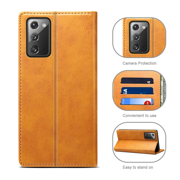 Calf Texture Horizontal Flip Leather Phone Case, For Samsung Galaxy Note20, For Samsung Galaxy Note20 Ultra, For Samsung Galaxy S20, For Samsung Galaxy S20 Ultra, For Samsung Galaxy S20+, For Samsung Galaxy S21, For Samsung Galaxy S21 Ultra������������...