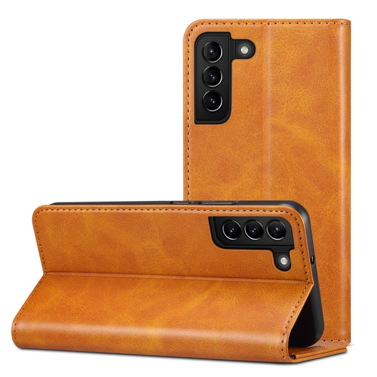 Calf Texture Horizontal Flip Leather Phone Case, For Samsung Galaxy Note20, For Samsung Galaxy Note20 Ultra, For Samsung Galaxy S20, For Samsung Galaxy S20 Ultra, For Samsung Galaxy S20+, For Samsung Galaxy S21, For Samsung Galaxy S21 Ultra������������...