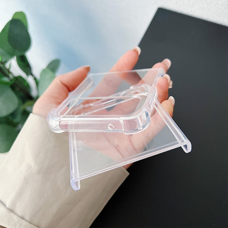 Shock-resistant Transparent Acrylic Phone Case, For Samsung Galaxy Z Flip4