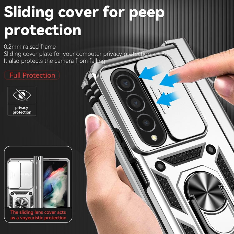 Sliding Camshield Holder Phone Case, For Samsung Galaxy Z Fold4