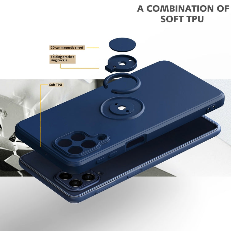 Ring Kickstand Silicone Phone Case, For Honor X8, For Samsung Galaxy M53 5G, For Samsung Galaxy Note20 Ultra, For Xiaomi Poco F4 GT