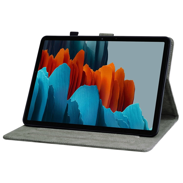 Tiger Pattern Flip Leather Tablet Case, For Samsung Galaxy Tab S7+/Tab S8+, For Samsung Galaxy Tab S6 Lite, For Samsung Galaxy Tab S5e/T720/T725, For Samsung Galaxy Tab A 10.1 2019, For Samsung Galaxy Tab A 8.0 2019�������������������������������������...