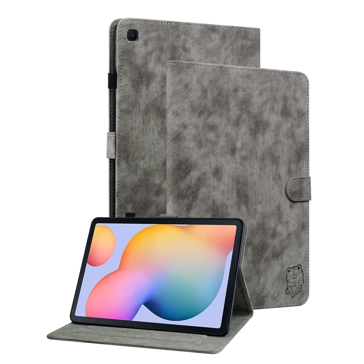 Tiger Pattern Flip Leather Tablet Case, For Samsung Galaxy Tab S7+/Tab S8+, For Samsung Galaxy Tab S6 Lite, For Samsung Galaxy Tab S5e/T720/T725, For Samsung Galaxy Tab A 10.1 2019, For Samsung Galaxy Tab A 8.0 2019�������������������������������������...