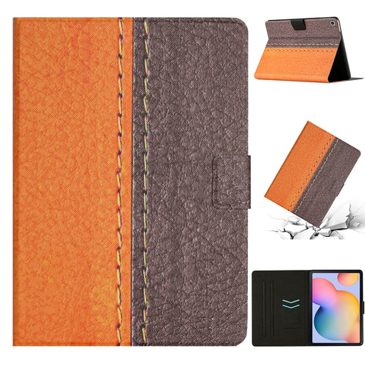 Stitching Solid Color Smart Leather Tablet Case, For Samsung Galaxy Tab A7 10.4 2020 T500, For Samsung Galaxy Tab A 10.1 2019 T510, For Samsung Galaxy Tab A 10.1 T580, For Huawei MediaPad M5 Lite, For Lenovo Tab M10 X605F X505��������������������������...