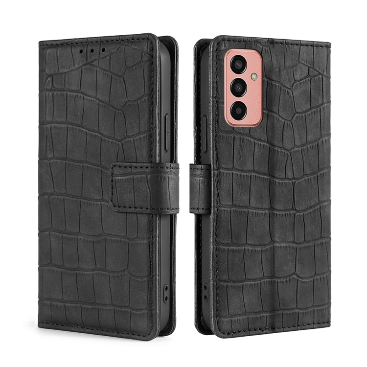 Skin Feel Crocodile Magnetic Clasp Leather Phone Case