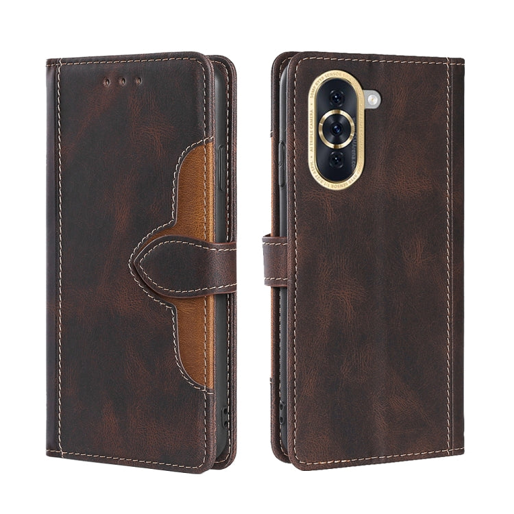 Skin Feel Magnetic Buckle Leather Phone Case, For Huawei nova 10, For Huawei nova 10 Pro, For Nokia C100, For Nokia C200, For Samsung Galaxy A73 5G, For Xiaomi 12S Ultra, For Xiaomi Poco C40