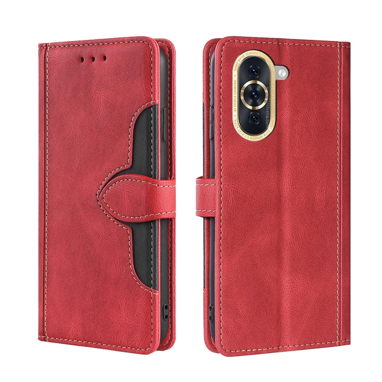 Skin Feel Magnetic Buckle Leather Phone Case, For Huawei nova 10, For Huawei nova 10 Pro, For Nokia C100, For Nokia C200, For Samsung Galaxy A73 5G, For Xiaomi 12S Ultra, For Xiaomi Poco C40