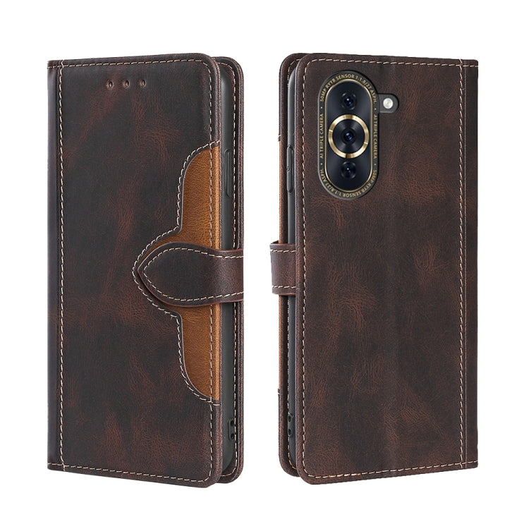 Skin Feel Magnetic Buckle Leather Phone Case, For Huawei nova 10, For Huawei nova 10 Pro, For Nokia C100, For Nokia C200, For Samsung Galaxy A73 5G, For Xiaomi 12S Ultra, For Xiaomi Poco C40