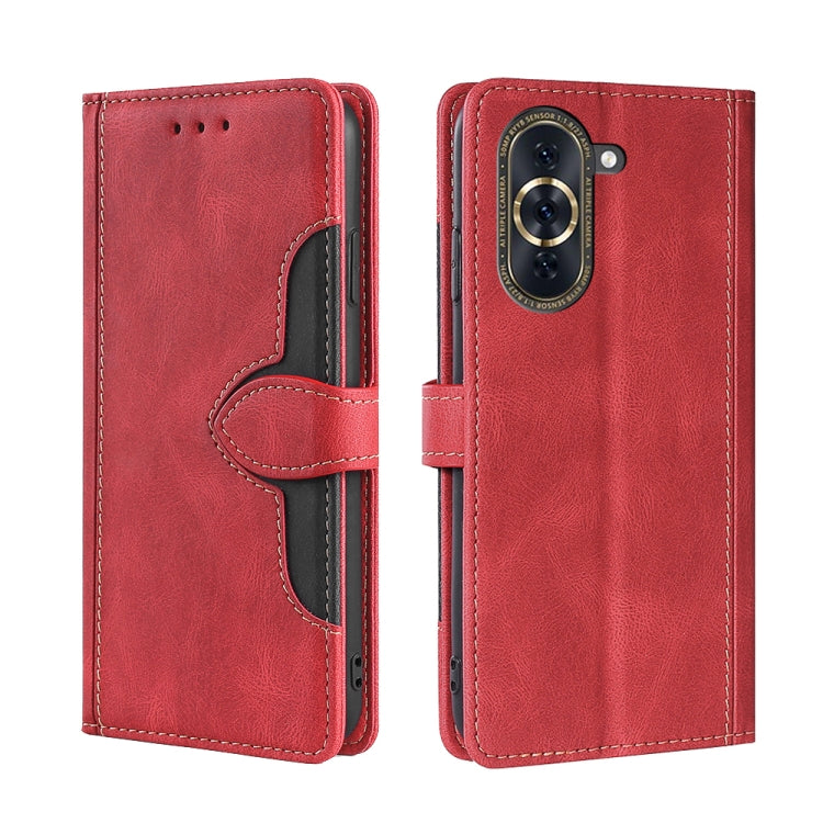 Skin Feel Magnetic Buckle Leather Phone Case, For Huawei nova 10, For Huawei nova 10 Pro, For Nokia C100, For Nokia C200, For Samsung Galaxy A73 5G, For Xiaomi 12S Ultra, For Xiaomi Poco C40