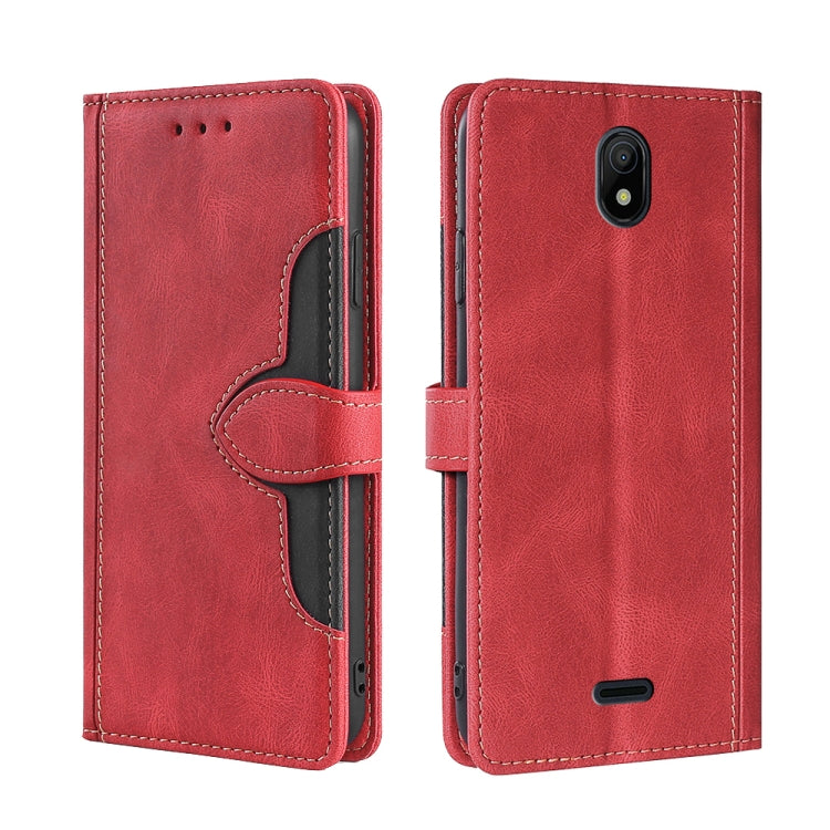 Skin Feel Magnetic Buckle Leather Phone Case, For Huawei nova 10, For Huawei nova 10 Pro, For Nokia C100, For Nokia C200, For Samsung Galaxy A73 5G, For Xiaomi 12S Ultra, For Xiaomi Poco C40