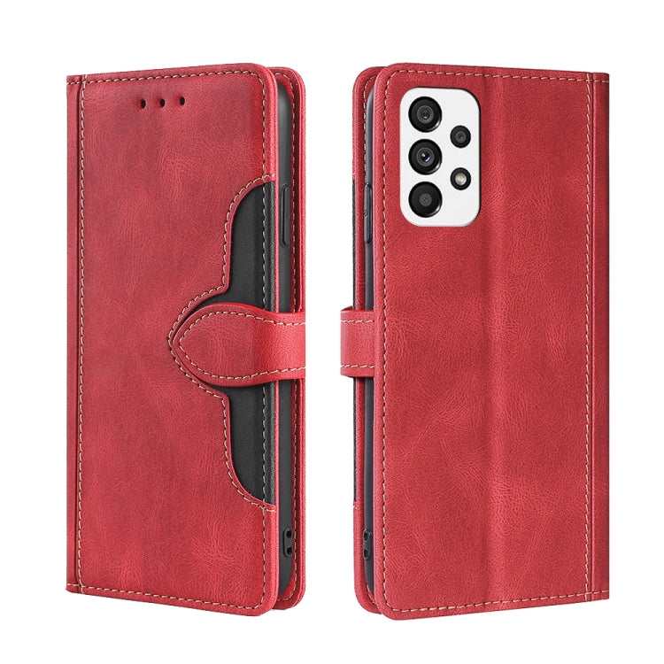 Skin Feel Magnetic Buckle Leather Phone Case, For Huawei nova 10, For Huawei nova 10 Pro, For Nokia C100, For Nokia C200, For Samsung Galaxy A73 5G, For Xiaomi 12S Ultra, For Xiaomi Poco C40