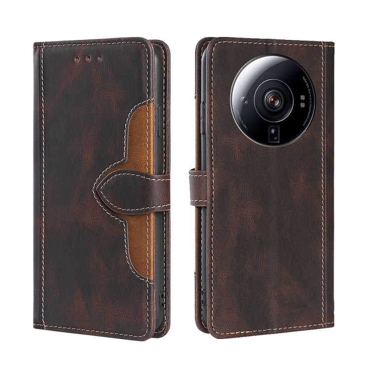 Skin Feel Magnetic Buckle Leather Phone Case, For Huawei nova 10, For Huawei nova 10 Pro, For Nokia C100, For Nokia C200, For Samsung Galaxy A73 5G, For Xiaomi 12S Ultra, For Xiaomi Poco C40