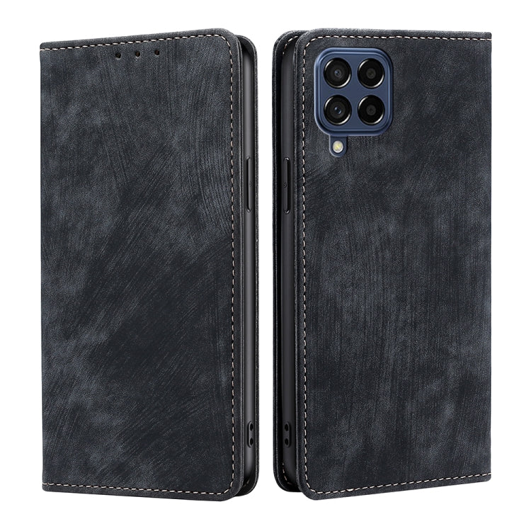 RFID Anti-theft Brush Magnetic Leather Phone Case