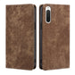 RFID Anti-theft Brush Magnetic Leather Phone Case