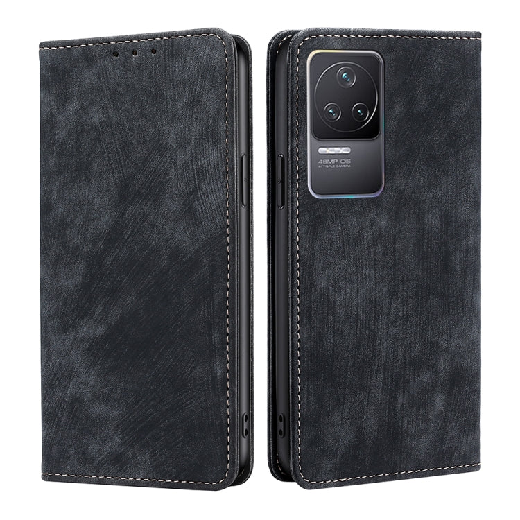RFID Anti-theft Brush Magnetic Leather Phone Case
