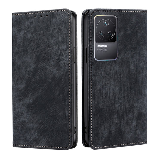 RFID Anti-theft Brush Magnetic Leather Phone Case