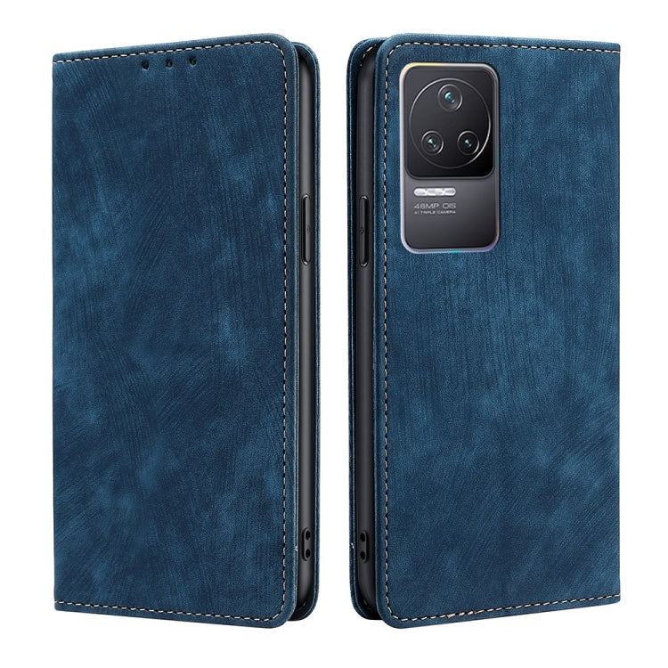 RFID Anti-theft Brush Magnetic Leather Phone Case