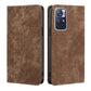 RFID Anti-theft Brush Magnetic Leather Phone Case
